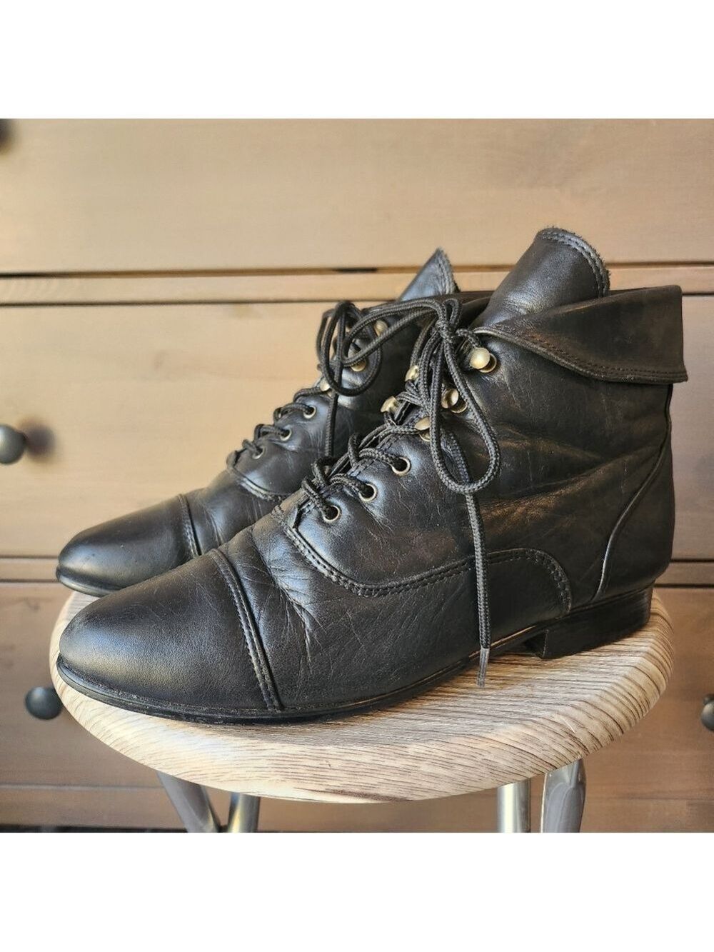 Maine Woods Leather Ankle Boot VINTAGE EXCELLENT Condition Size 7